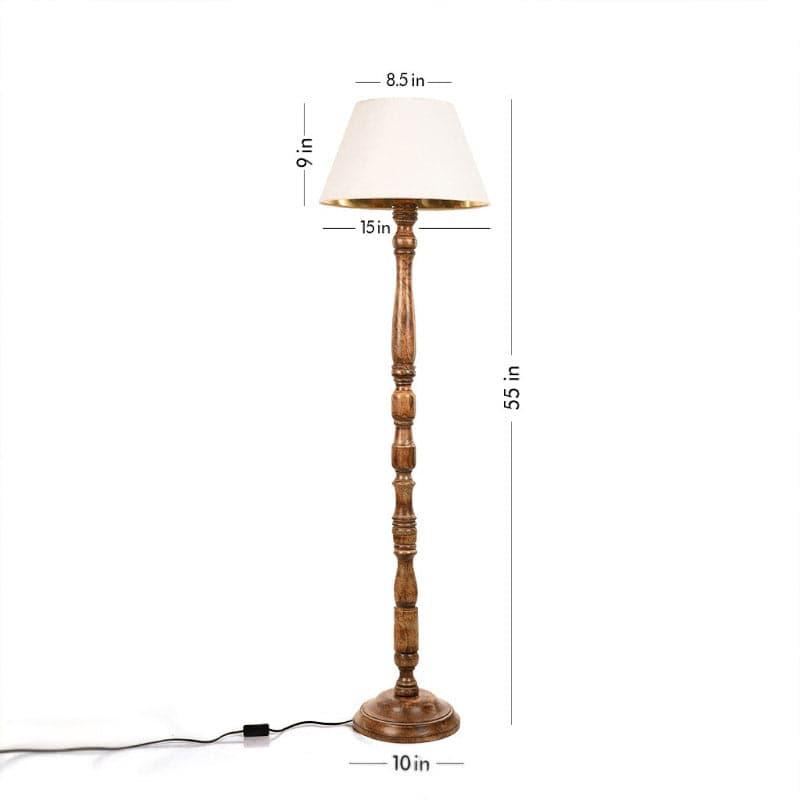 White Taper Norfolk Floor Lamp media 4