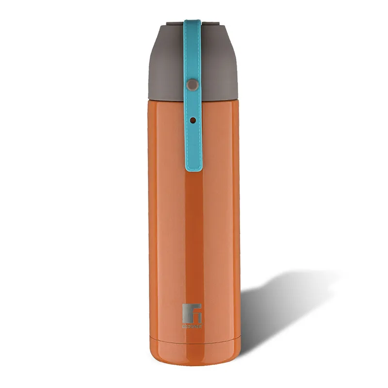 Bergner Oryn Double Walled Hot & Cold Flask (Orange) - 500 mL media 3