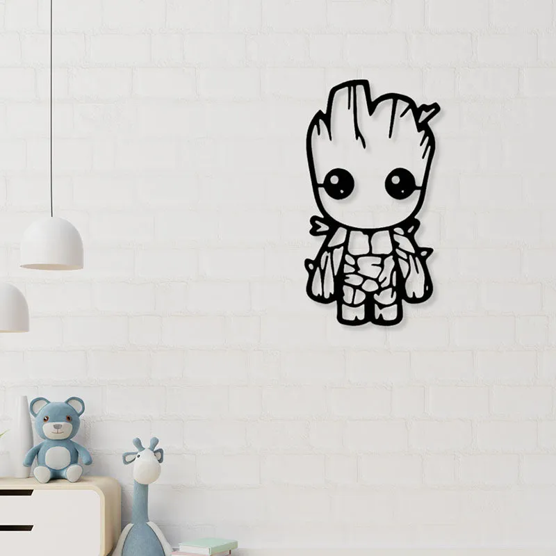 Groot Black Iron Wall Accent media 1