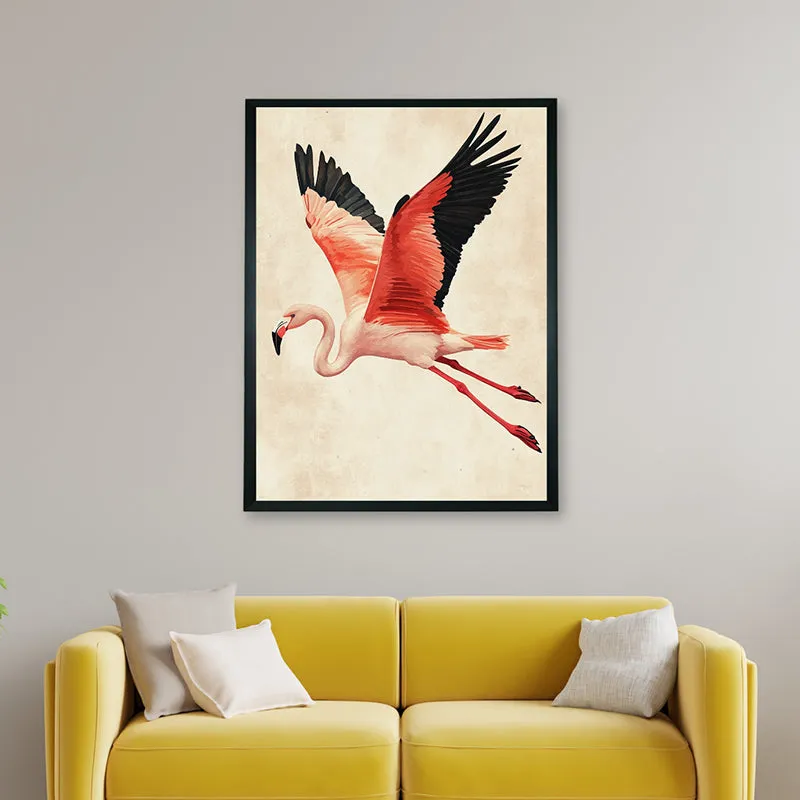 Flight Of Pink Wall Art With Resin Frame media 5