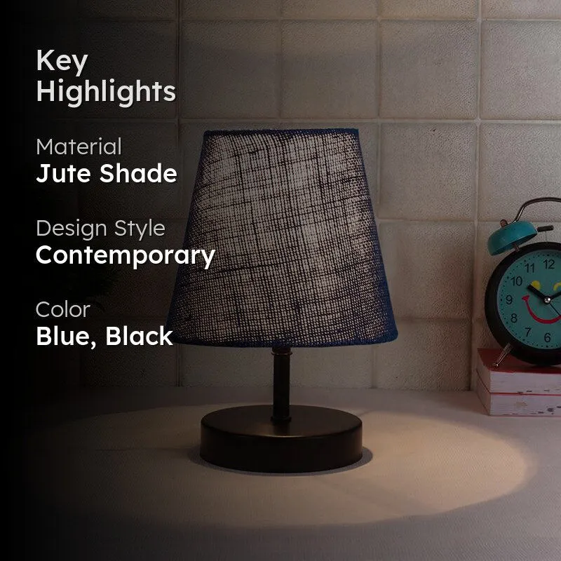 Otravo Jute Table Lamp - Blue,Black media 2