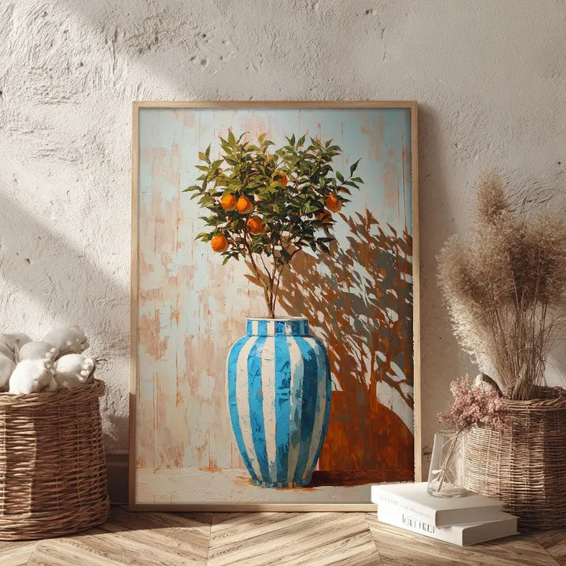 Floravo Canvas Wall Painting With Brown Frame media 3