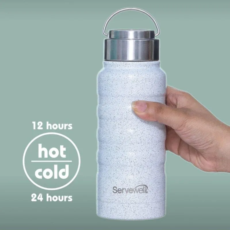 Zayden Hot & Cold Thermos Bottle (White) - 550 mL media 3