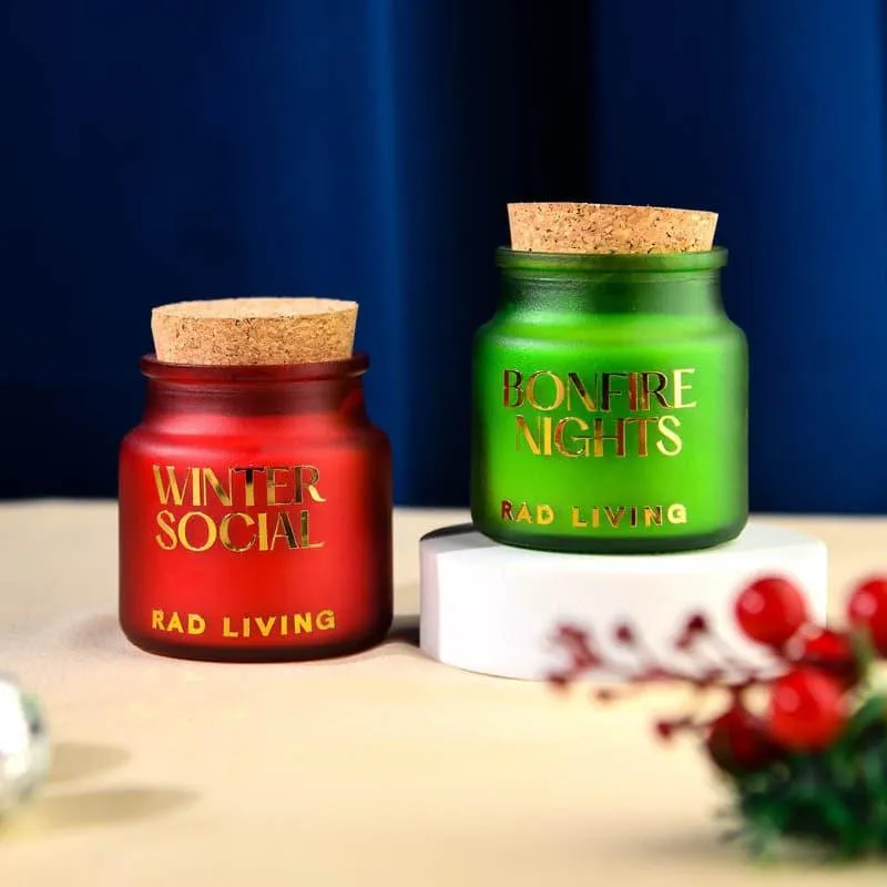 Winter Social & Bonfire Nights Scented Candles- Set of 2 media 3