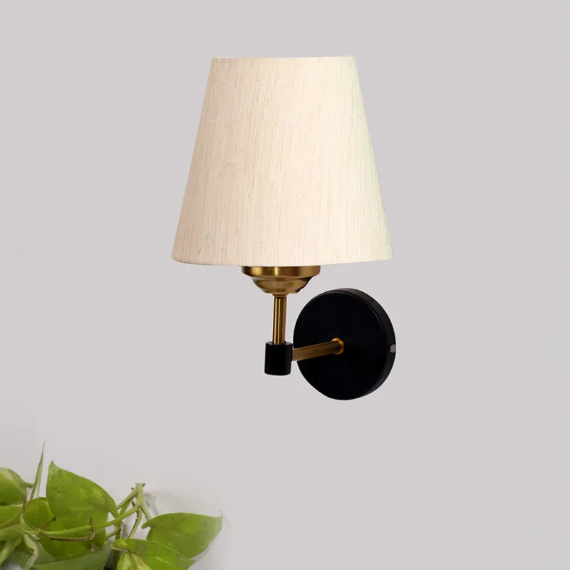 Aquilon Steel & Cotton Wall Lamp - Ivory media 3