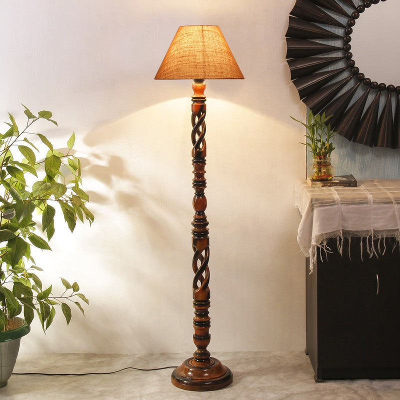 ConeCast Floor Lamp (Beige)