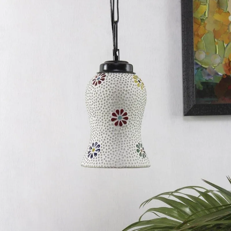 Chandeya Flora Glass Ceiling Lamp media 3