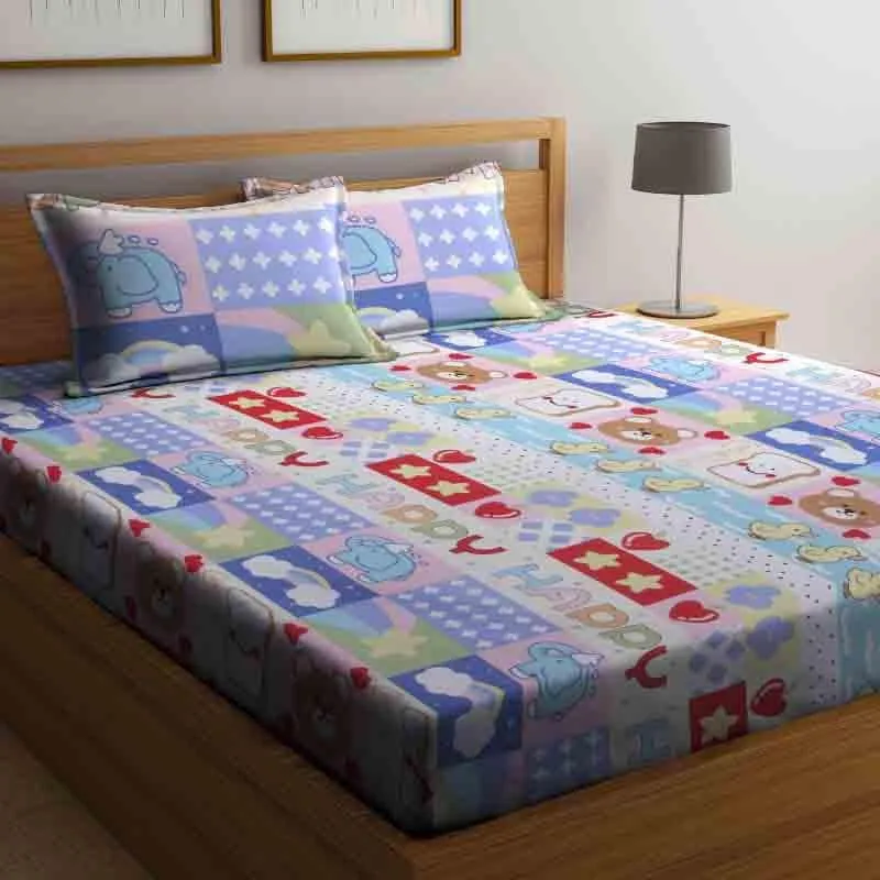 Happy Mornings Bedsheet - 130 GSM media 4