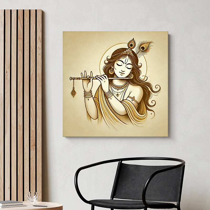 Krishna Murari Wall Painting