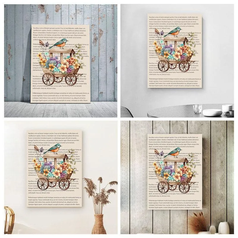 Vintage Floretta Wall Painting media 4