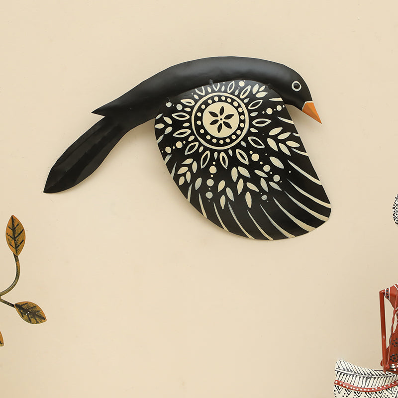 Ink Feather Metal Wall Accent