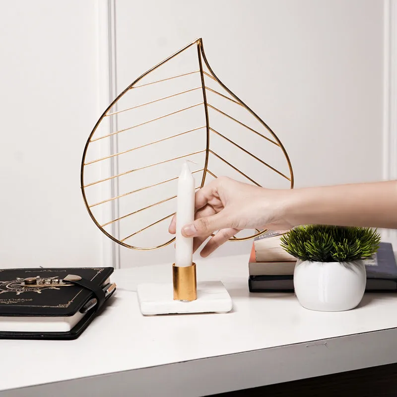 Leaf Lines Handmade Candle Holder media 3