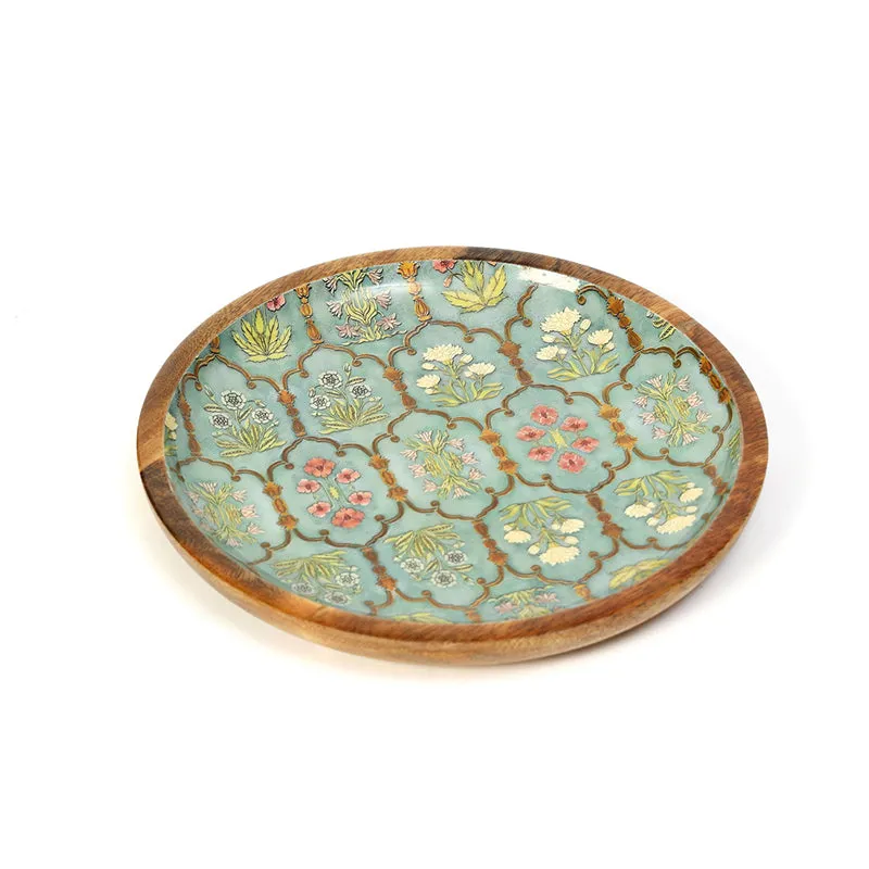 Fleur Jharokha Mango Wood Platter media 4