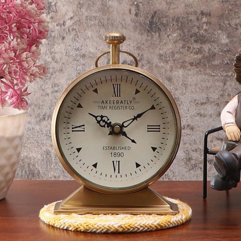 Gable Antique Table Clock