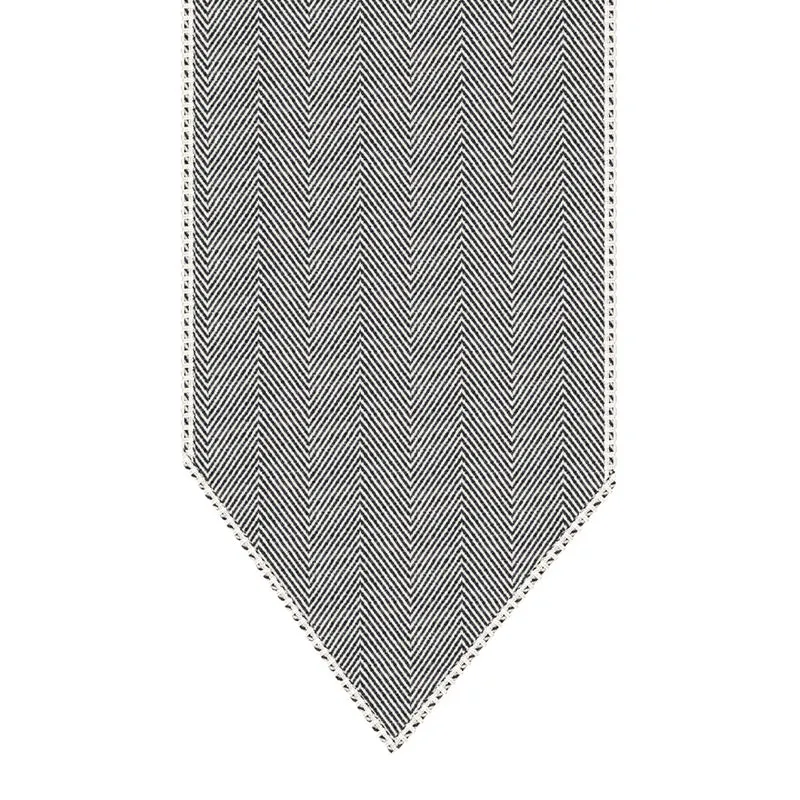 Runelle Cotton Table Runner - Grey media 5