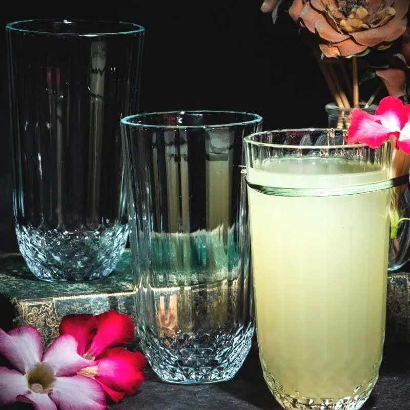 Pasabahce Tiyna Tall Glass Tumbler (345 ML) - Set Of Six media 3