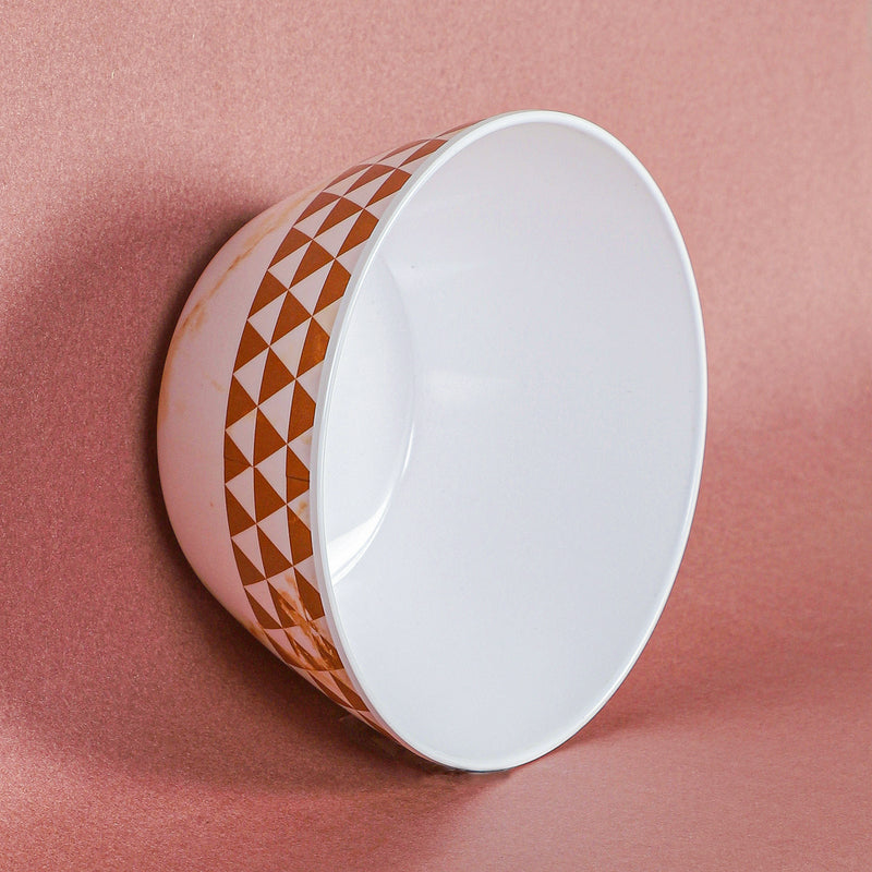 Jisho Snack Bowl (White & Brown) - 750 ML media 5