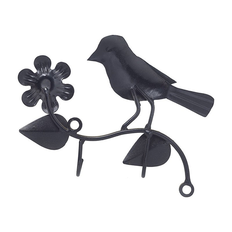 Bird Bliss Handpainted Key Holder - Yellow & Green media 5