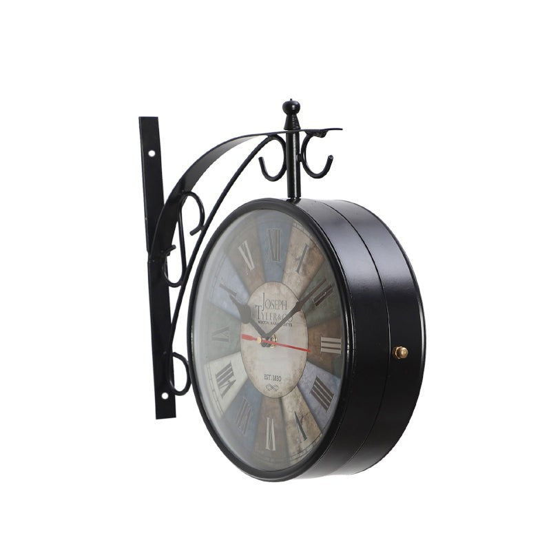 Color Block Double Sided Station Clock media 3