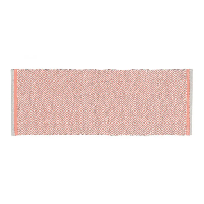 Earthica Cotton Runner Rug - Peach media 1