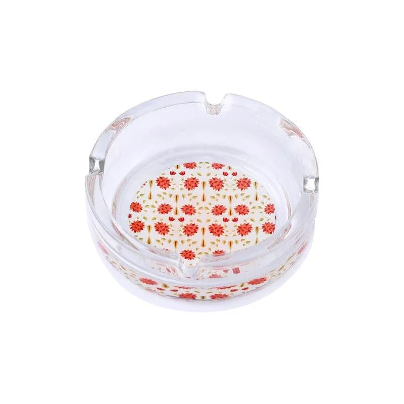 Magnate Mughal Floral Ashtray - White media 3