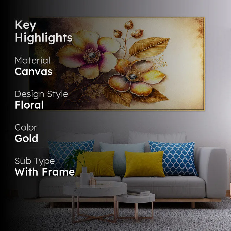 Tiberius Bloom Floral Canvas Wall Painting media 2