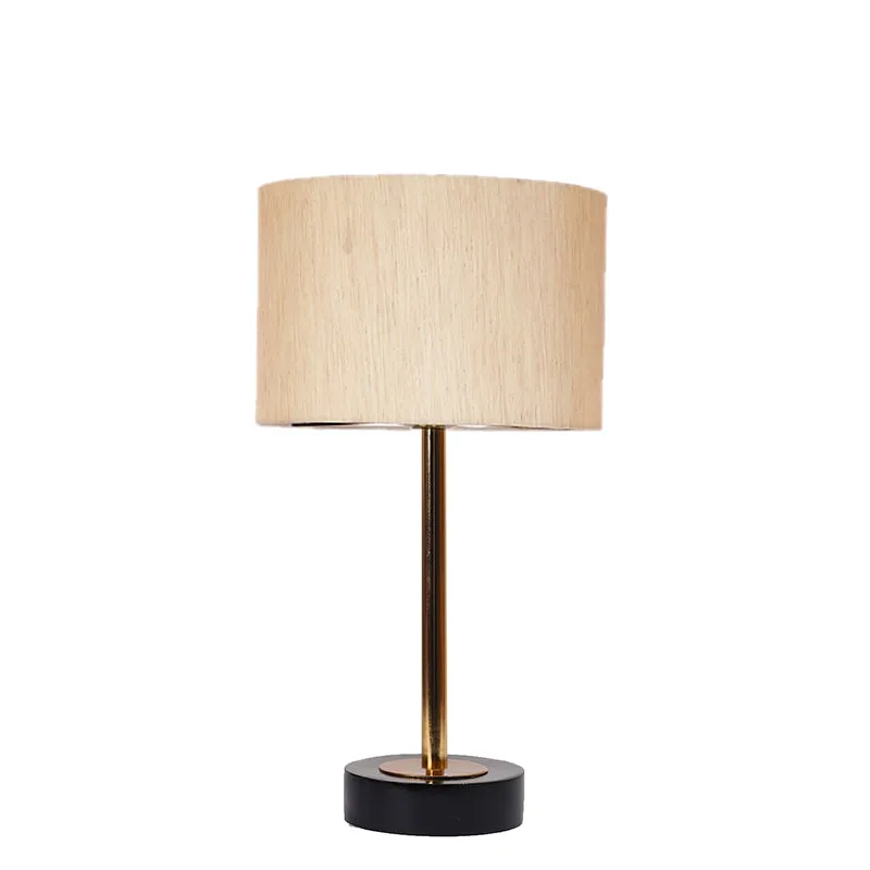 Cotin I Rodin Wooden Table Lamp - Beige,Gold,Black media 4
