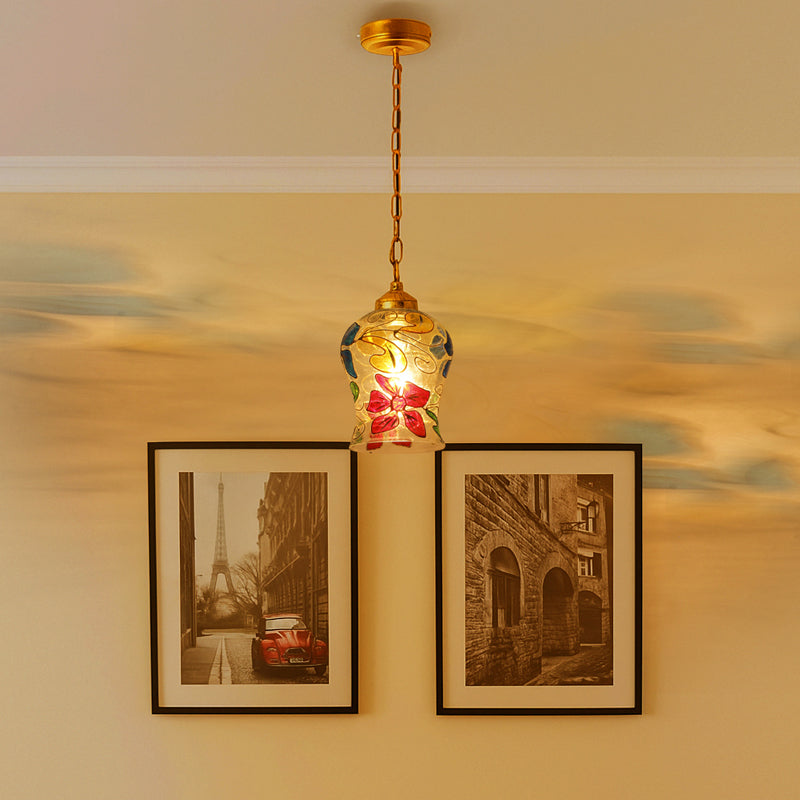 Mosaic Garden Glass Ceiling Lamp