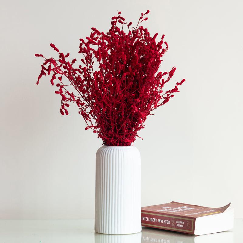 Ariel Statice Flower Bunch - Red media 4