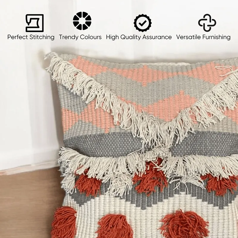 Button Bubble Tufted Cushion Cover - Multicolor media 4