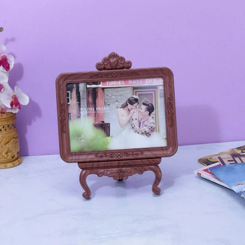 Vintage Visit Photo Frame - Brown media 1