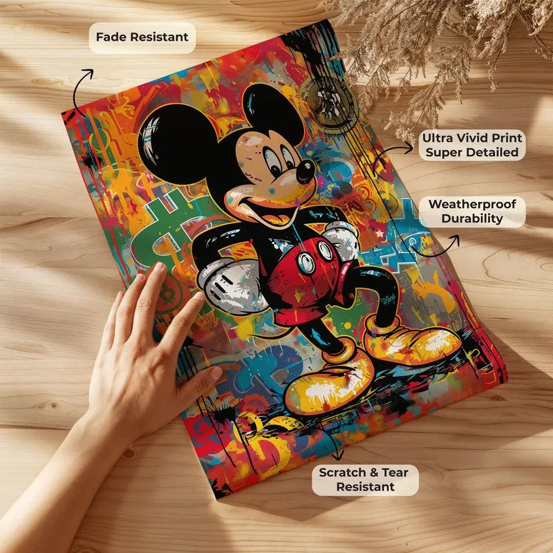 Colorful Mickey Wall Poster media 9