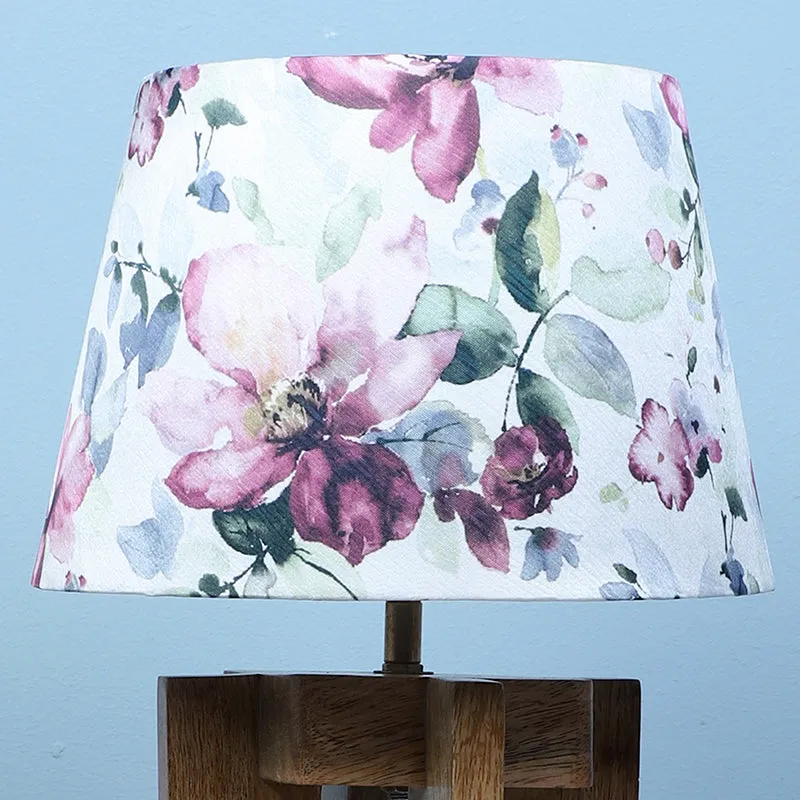 Lumikko Flux Printed Mango Wood Table Lamp - Multicolor media 3