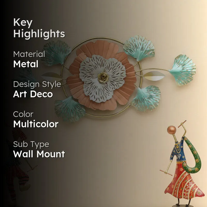 Birda Floral Metal Wall Accent media 2