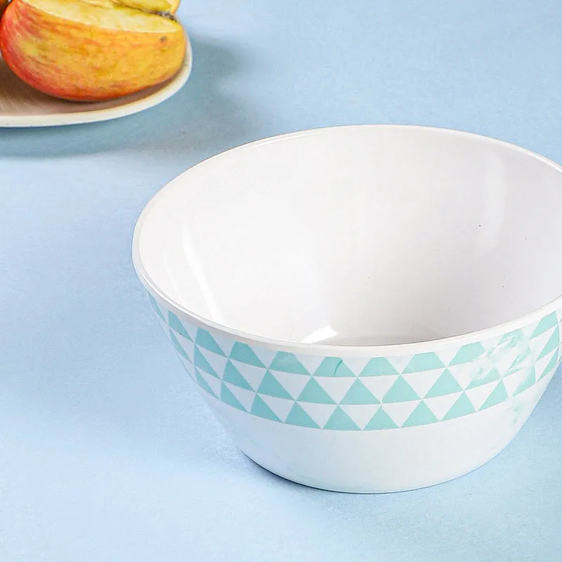 Jisho Snack Bowl (White & Light Blue) - 750 ML media 4