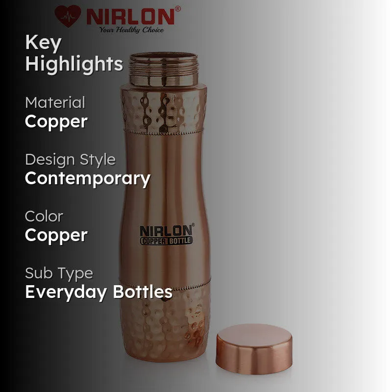 Sarmie Copper Water Bottle - 950 mL media 2