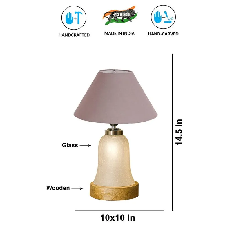 Zoravelle Wooden Table Lamp - Grey media 9