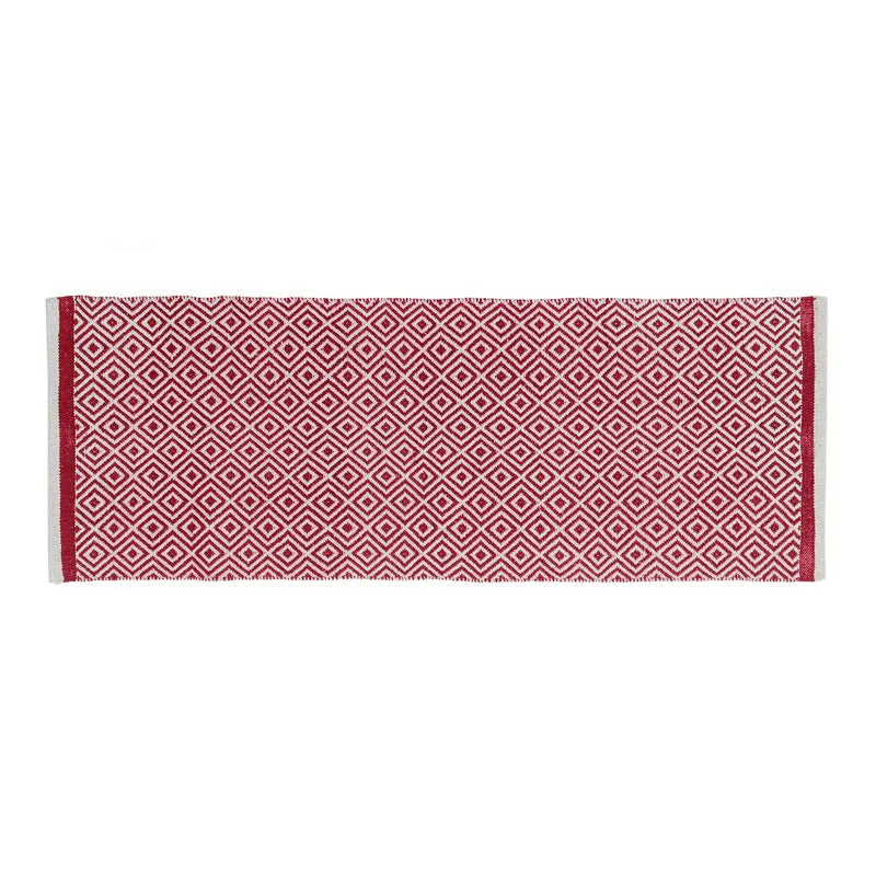 Earthica Cotton Runner Rug - Red media 1