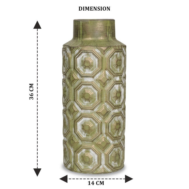 Fluid Veil Ceramic Vase - Large media 9
