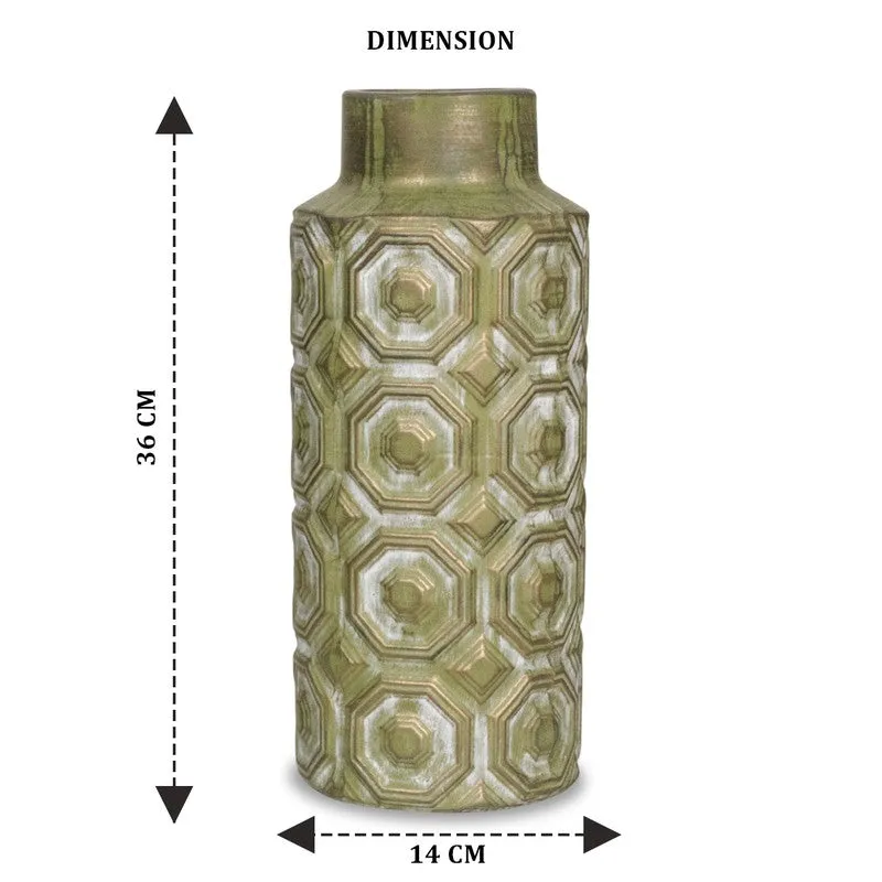 Fluid Veil Ceramic Vase - Large media 9