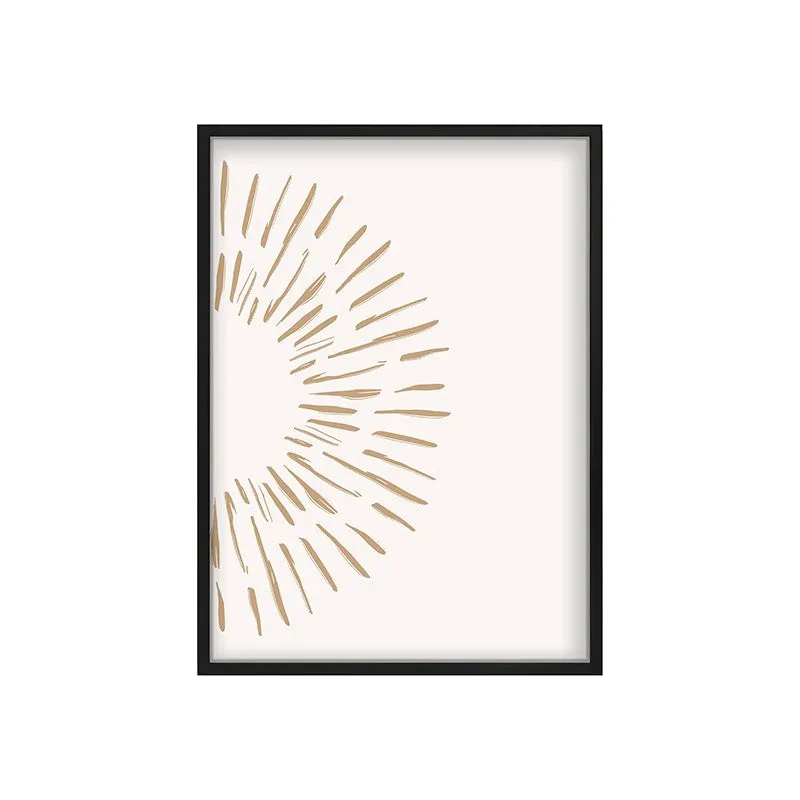 Natural Aura Canvas Wall Painting With Black Frame media 3