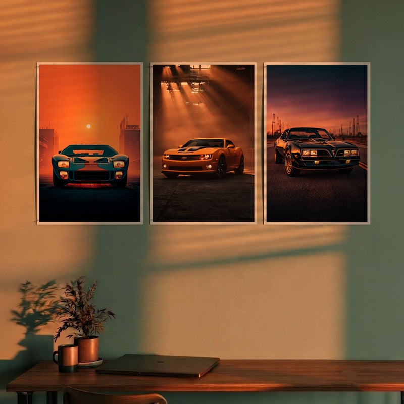 Turbo Spirit Cars Polymer Wall Poster
