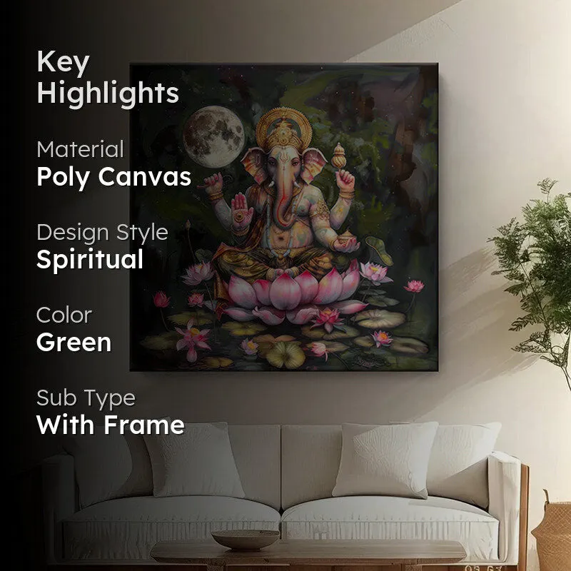 Ganapathi Raya Wall Painting media 2