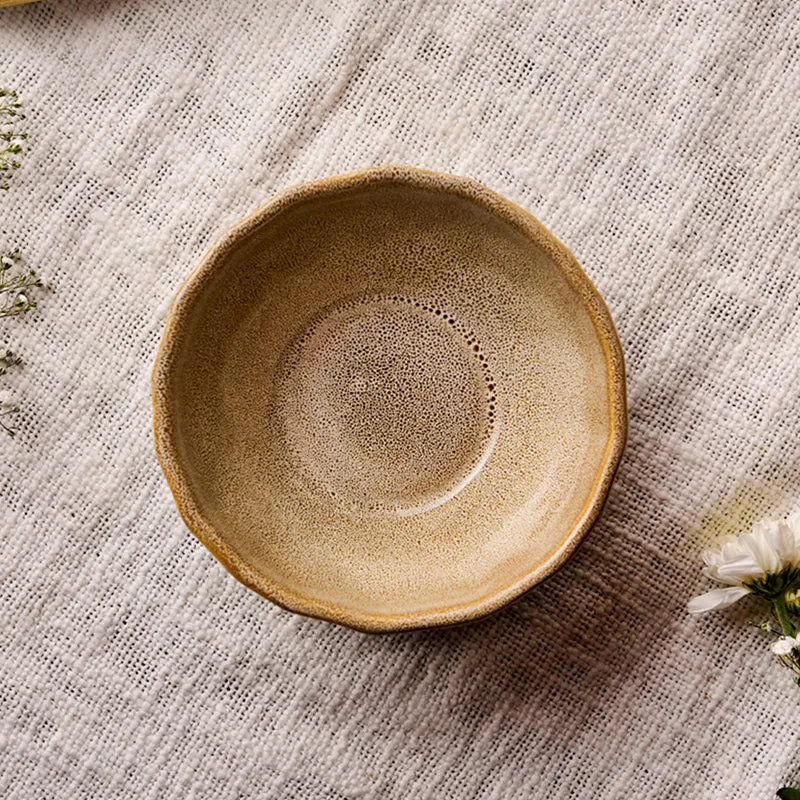 Cüraa By YFL Home Rustic Facet & Flow Serving Bowl - 450 mL media 8
