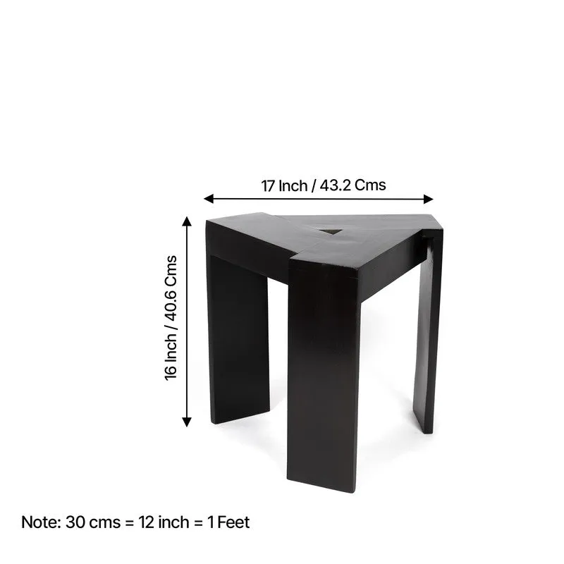 Kverox Sheesham Wooden Side & Bedside Table (Brown) - Set Of Two media 9
