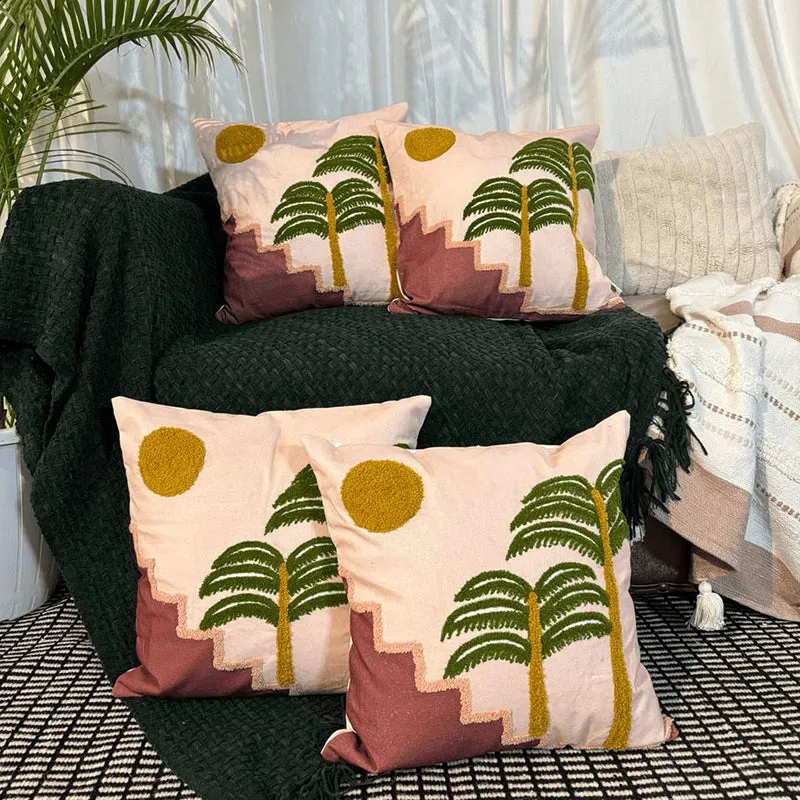 Tropikal Palms Cushion Cover - Set Of Four media 1