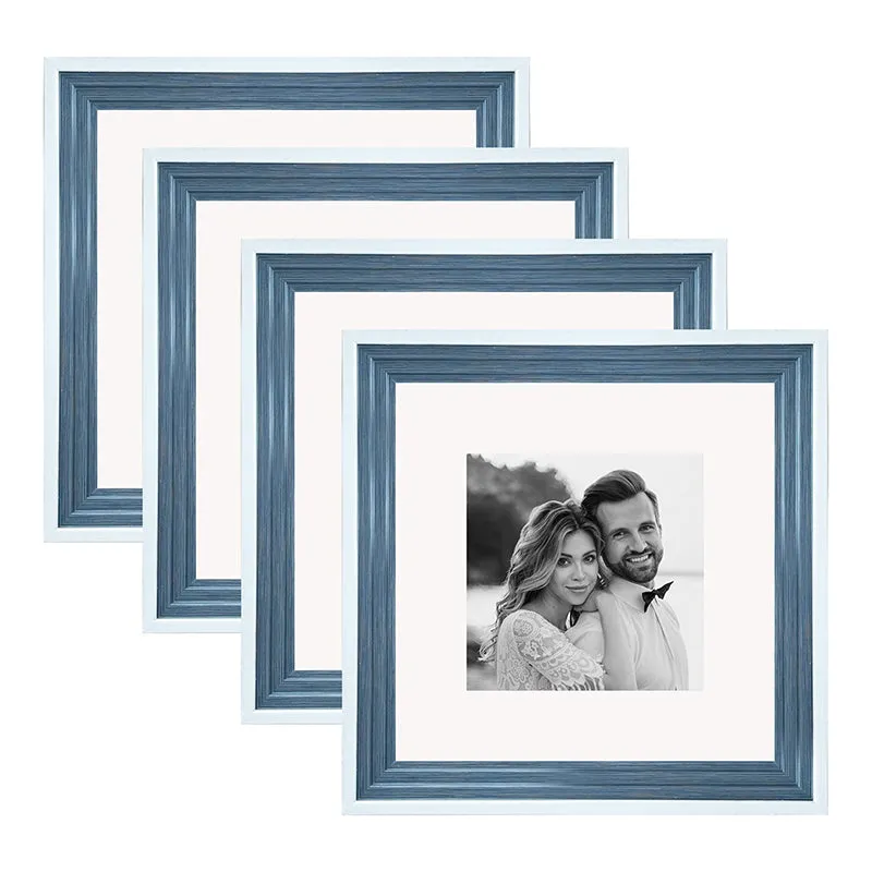Time & Timber Lite Photo Frame (Blue) - Set Of Four media 3