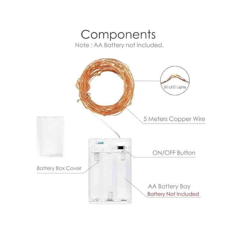 Glowsome String Lights (Warm White) - Set Of Four media 5