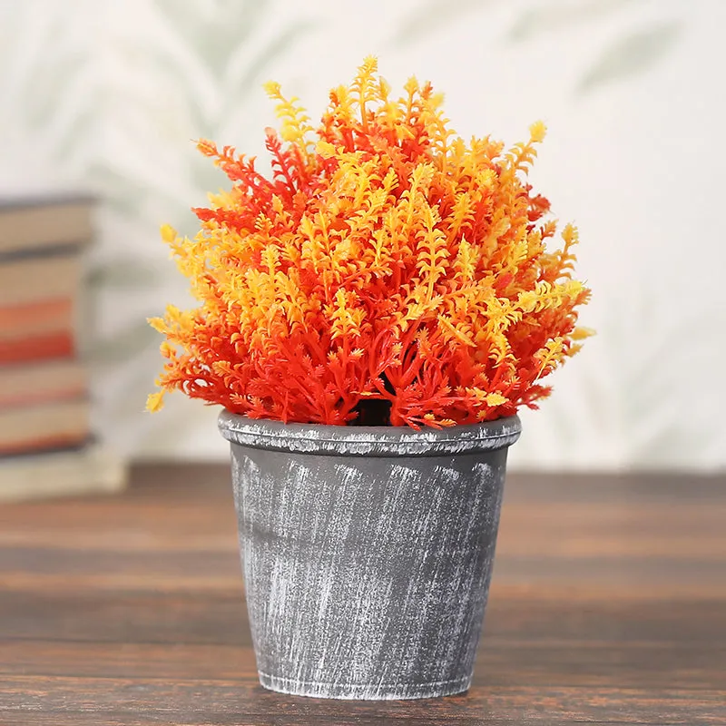 Abrela Artificial Plant With Black Plastic Pot - Set Of Two media 5