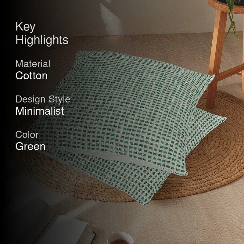 Noira Seren Cushion Cover (Green) - Set Of Two media 2